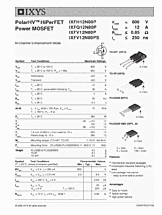 DataSheet IXFQ12N80P pdf